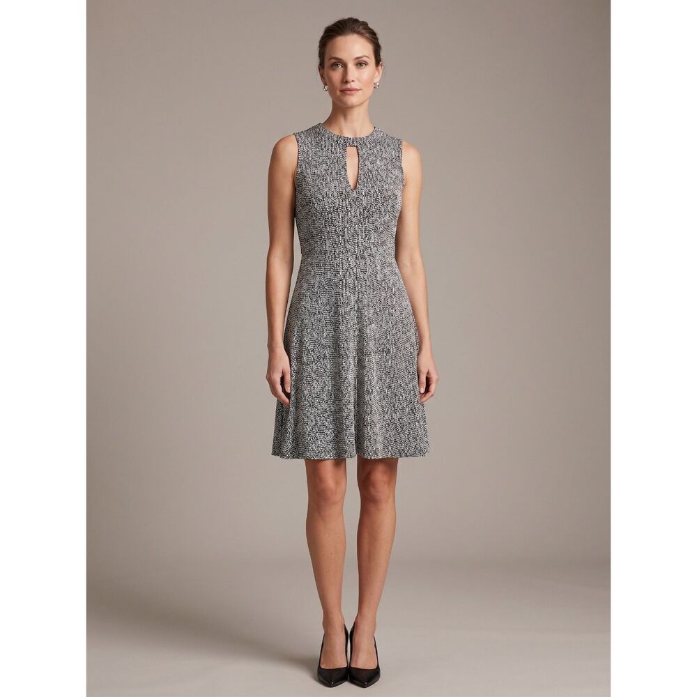 NEW Jennifer Lopez Sleeveless Patterned Dress Size L